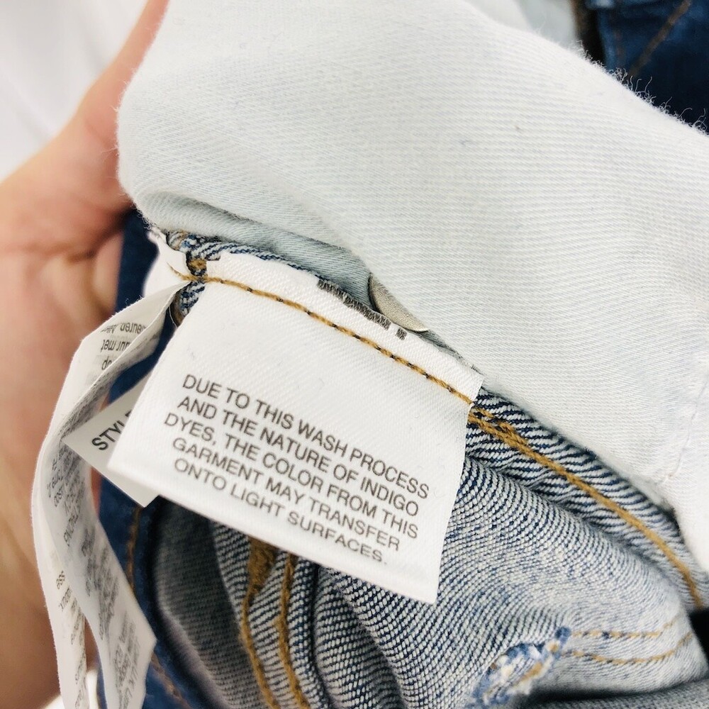 Madewell AA594 Women's Blue Cotton Blend Stovepipe Regular Fit Jeans Pant Sz 26 - Picture 10 of 10
